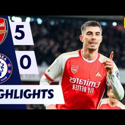 ARSENAL vs CHELSEA (5 : 0) MATCH HIGHLIGHTS.