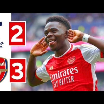 Tottenham Hotspurs vs Arsenal (2-3) Highlights.